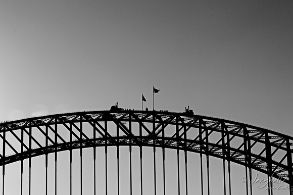 120803 Sydney Harbour Bridge 3 B&W
