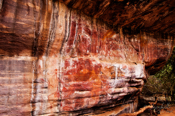 Kakadu Ubirr Rock Art Wall