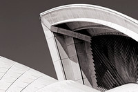 120803 Sydney Opera House Detail 3 B&W