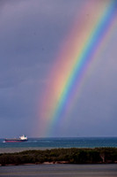110630 Caloundra Golden Beach Rainbow 3