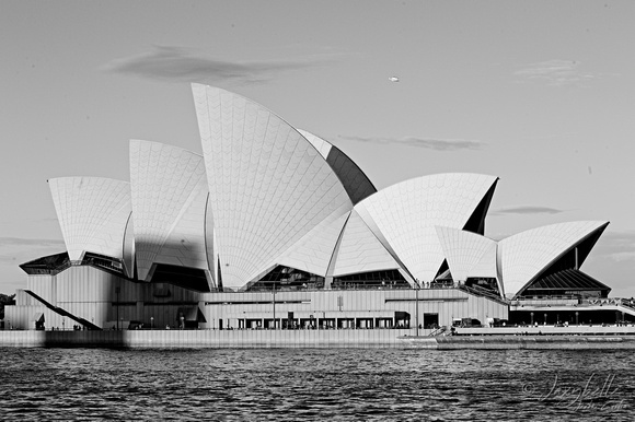120803 Sydney Opera House 3  B&W