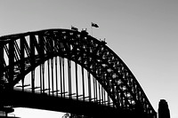 120803 Sydney Harbour Bridge 2 B&W