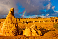 110618 Nambung National Park Pinnacles Rainbow 4
