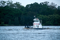 12.1.2011 Tug dealing with a rushing low tide