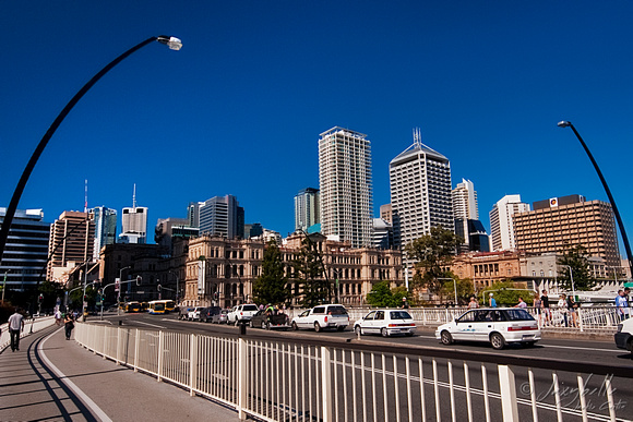 Brisbane City from the Victoria Bridge