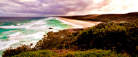 101122 Stradbroke Island  Beach view from Point Lookout Panorama