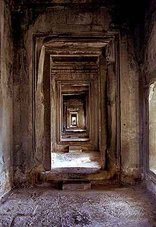Passageway in Ankor Wat