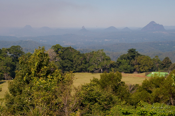 Glasshouse Mountains view from Maleny (1 of 1)